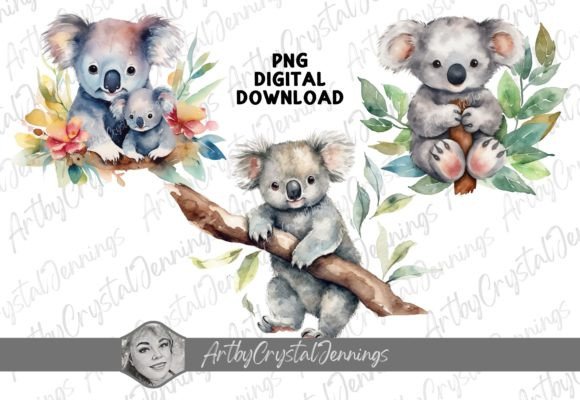 Adorable Animal Koala Bear PNG: A Designer's Go-To Asset