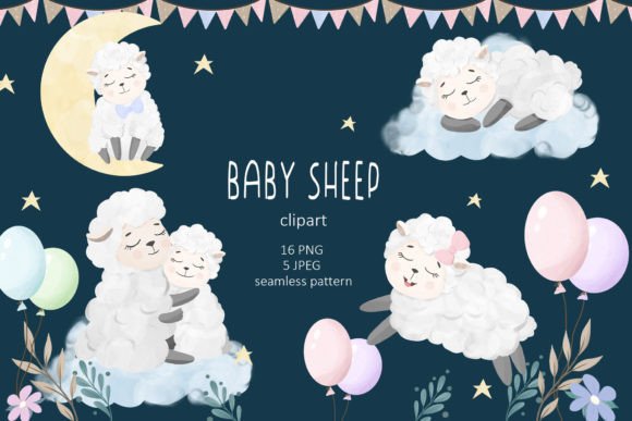 Adorable Design: Using Cute Baby Sheep Clipart PNG for Maximum Impact