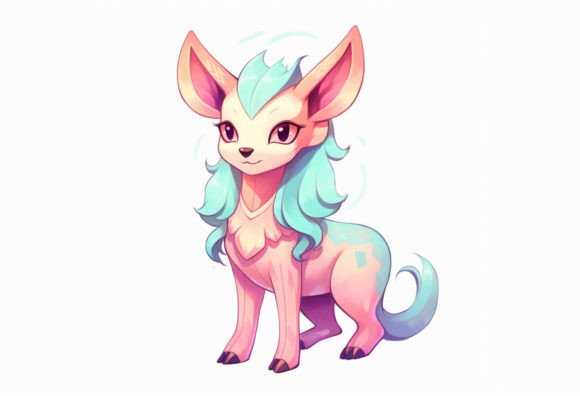 Adorable Digital Art: The Impala Kawaii Animal Collection