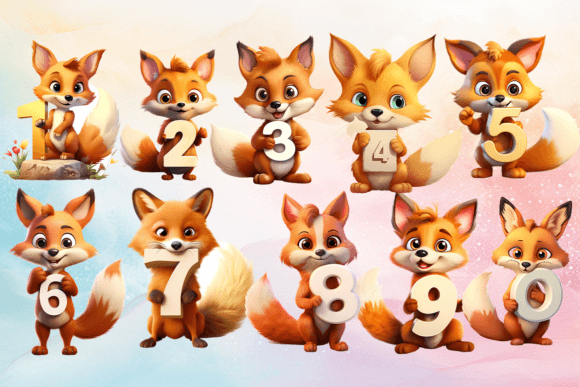 Animal Numbers Clipart for Kids: A Creative Asset Guide