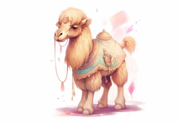 Camel Kawaii Animal: A Digital Wall Art Guide