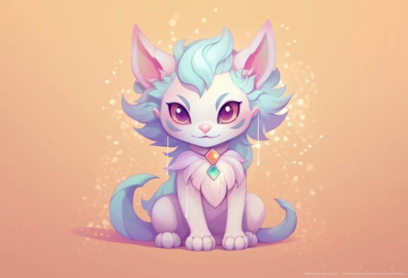 Charming Gayal Kawaii Animal: A Digital Asset for Modern Creators