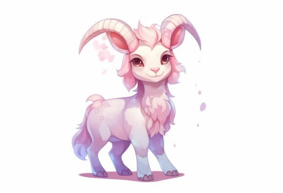 Goat Kawaii Animal: A Fresh Take on Adorable Digital Art
