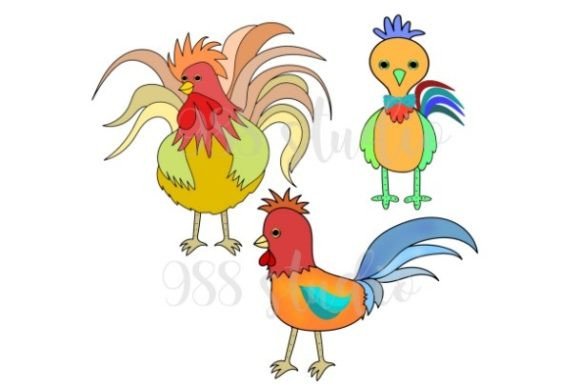 Rooster Cartoon Png Chicken Farm Animal: A Designer's Asset