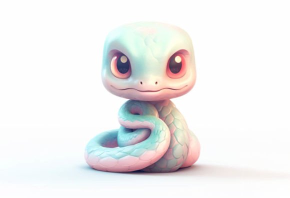 Snake Kawaii Animal: The Ultimate Design Asset for Modern Creators