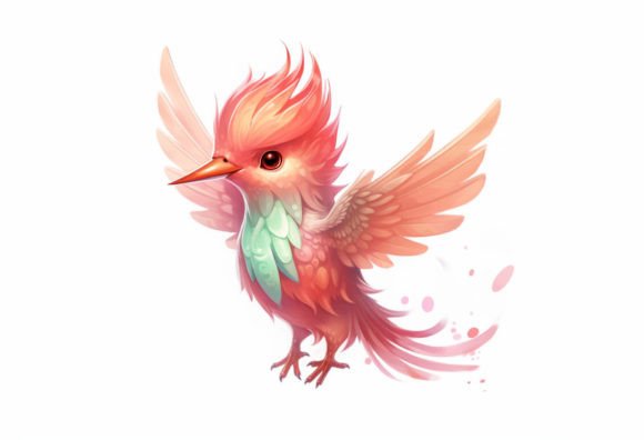 The Irresistible Charm of the Hummingbird Kawaii Animal Design