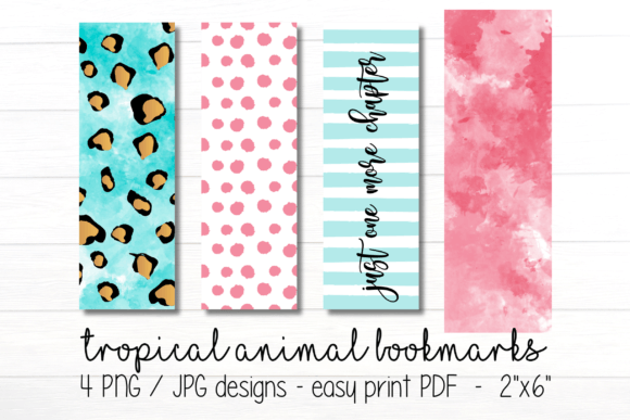 Tropical Animal Print Printable Bookmark: A Designer's Guide