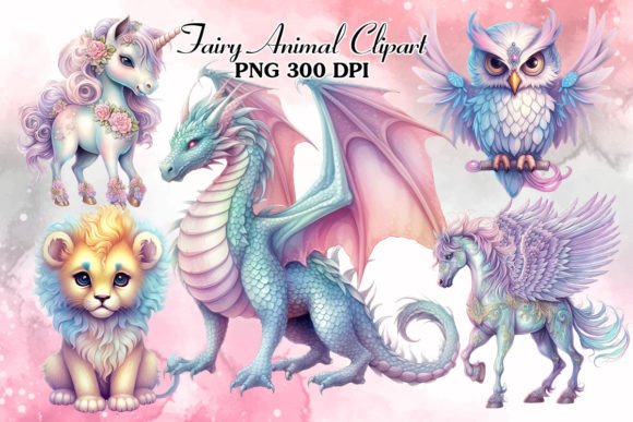Unlocking Magic: The Fairy Animal Sublimation Clipart Bundle